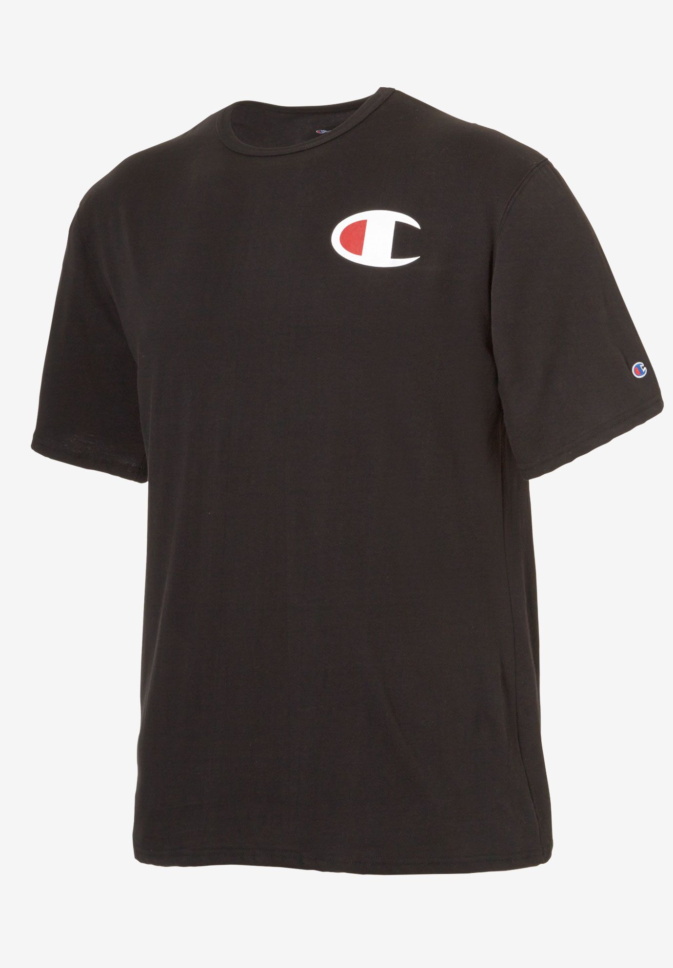 Logo Tees by Champion&reg;, BLACK, hi-res image number 0