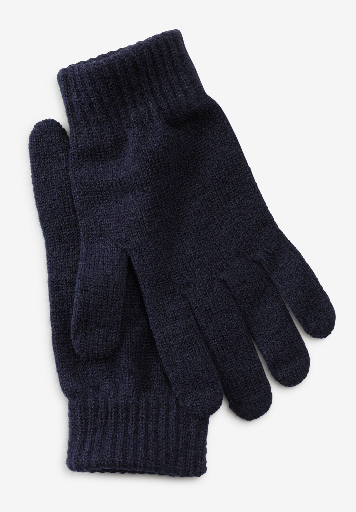 Extra Large Knit Gloves, NAVY, hi-res image number 0