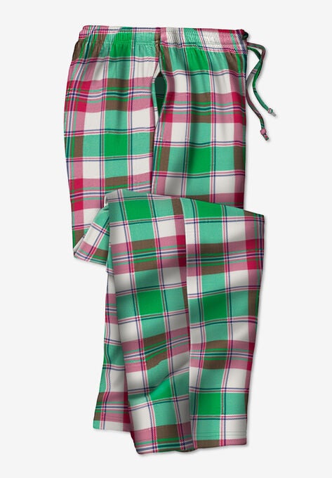 Microfleece Pajama Pants, HOLIDAY PLAID, hi-res image number null