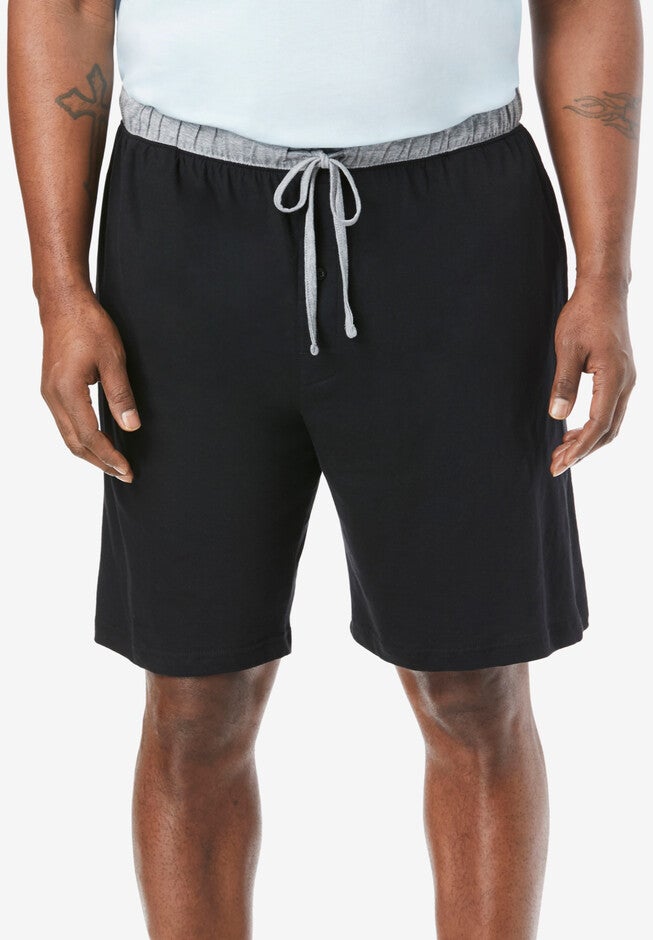 Hanes® 2-Pack Knit Sleep Shorts, , alternate image number 2