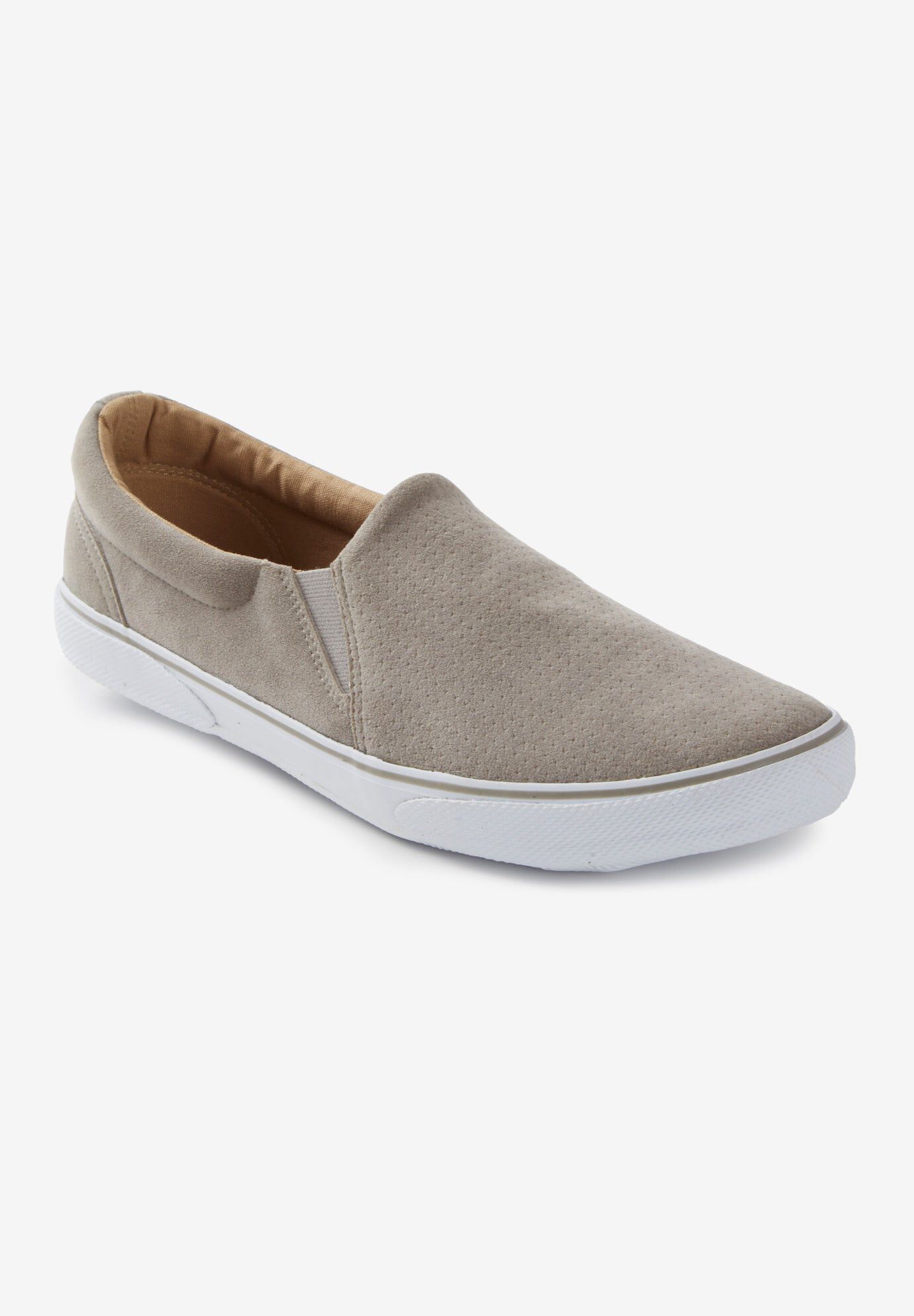 Perforated Slip-On, GREY, hi-res image number 0