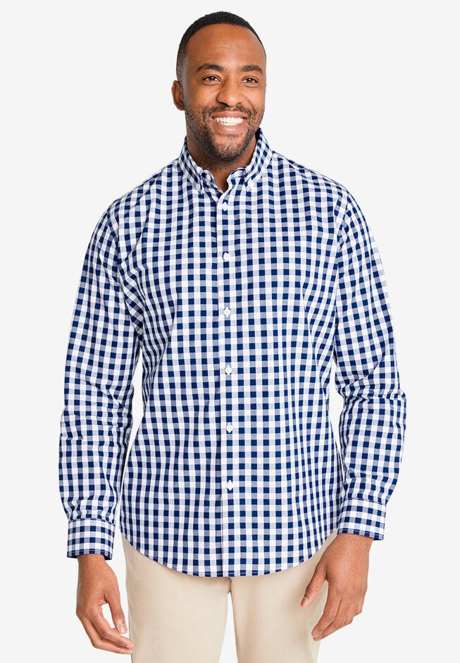 Blaine Check Shirt, ROYAL, hi-res image number null
