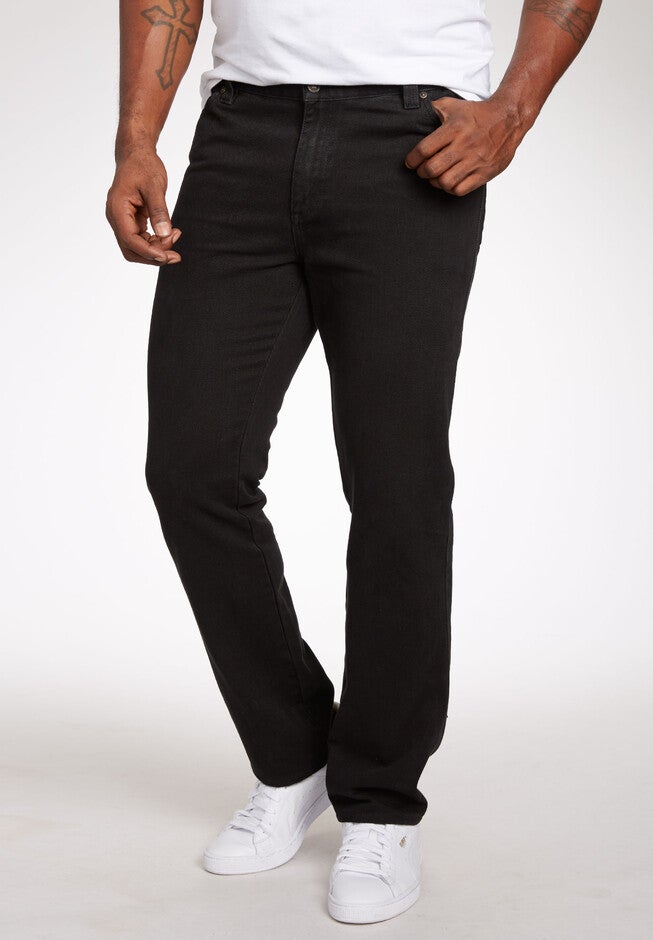 Liberty Blues® Straight-Fit Side Elastic 5-Pocket Jeans, NO COLOR, hi-res image number null