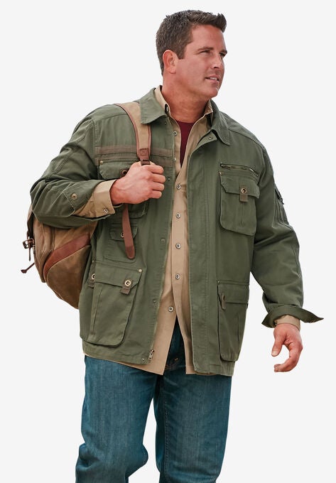 Multi-Pocket Twill Jacket, , alternate image number null