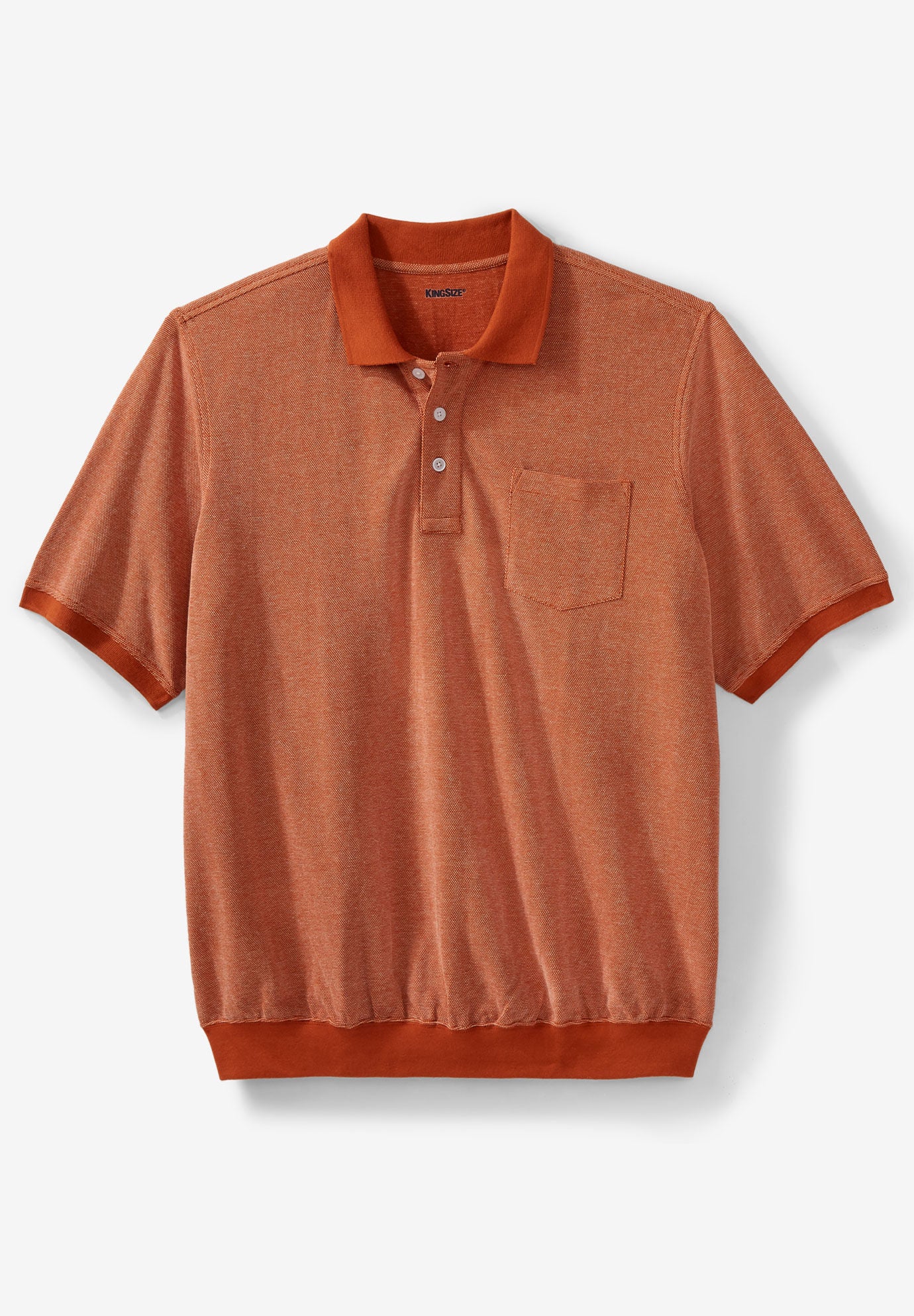 KingSize Mens Big /& Tall Piqu/é Polo Shirt 2 Pack