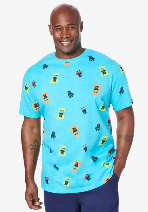 Lightweight Crewneck T-Shirt by Meekos, , hi-res image number null