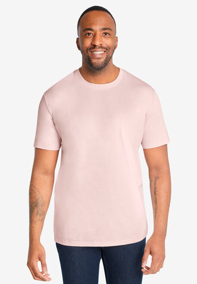 Essential Crewneck Tee, SEA SHELL, hi-res image number null