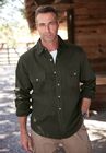 Boulder Creek® Long Sleeve Denim and Twill Shirt, , alternate image number null