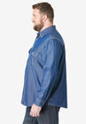 Boulder Creek® Long Sleeve Denim and Twill Shirt, , alternate image number null