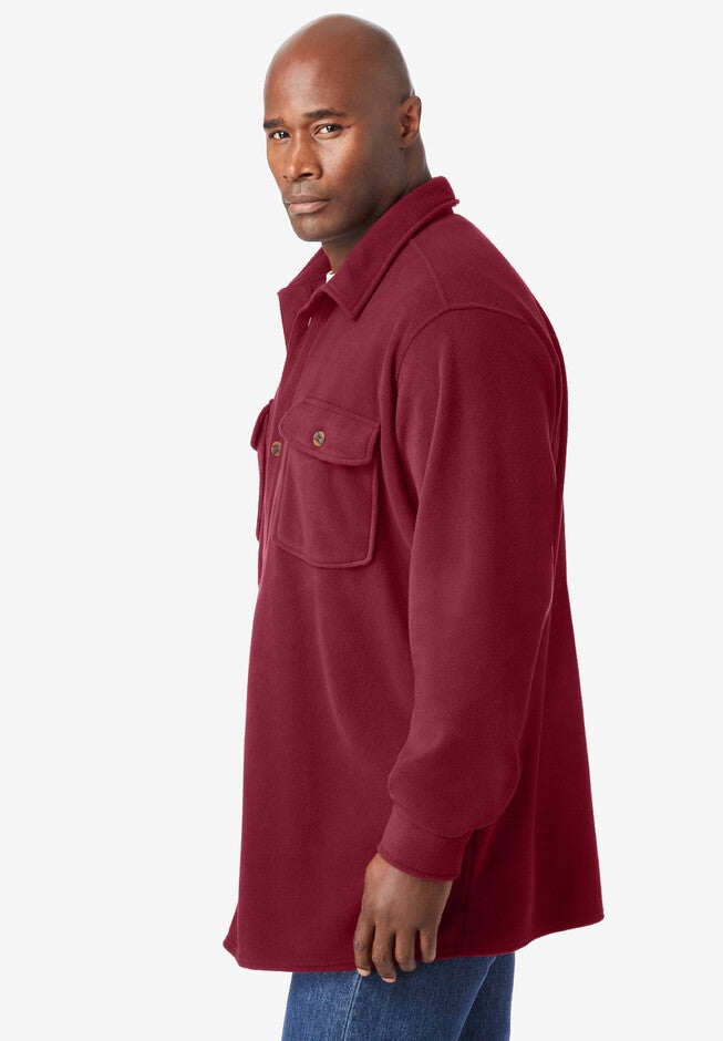 Microfleece shirtjacket, , alternate image number null
