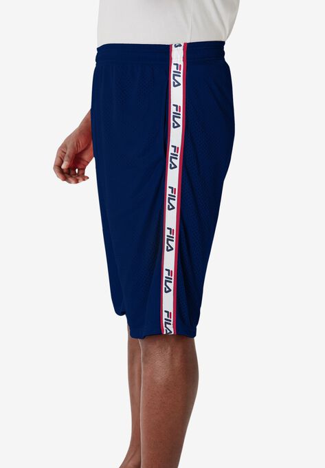 FILA® Tape Logo Shorts, NAVY, hi-res image number null