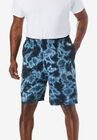 Comfort Fleece Shorts, NAVY MARBLE, hi-res image number null