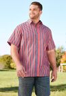 Striped Short-Sleeve Sport Shirt, , alternate image number null
