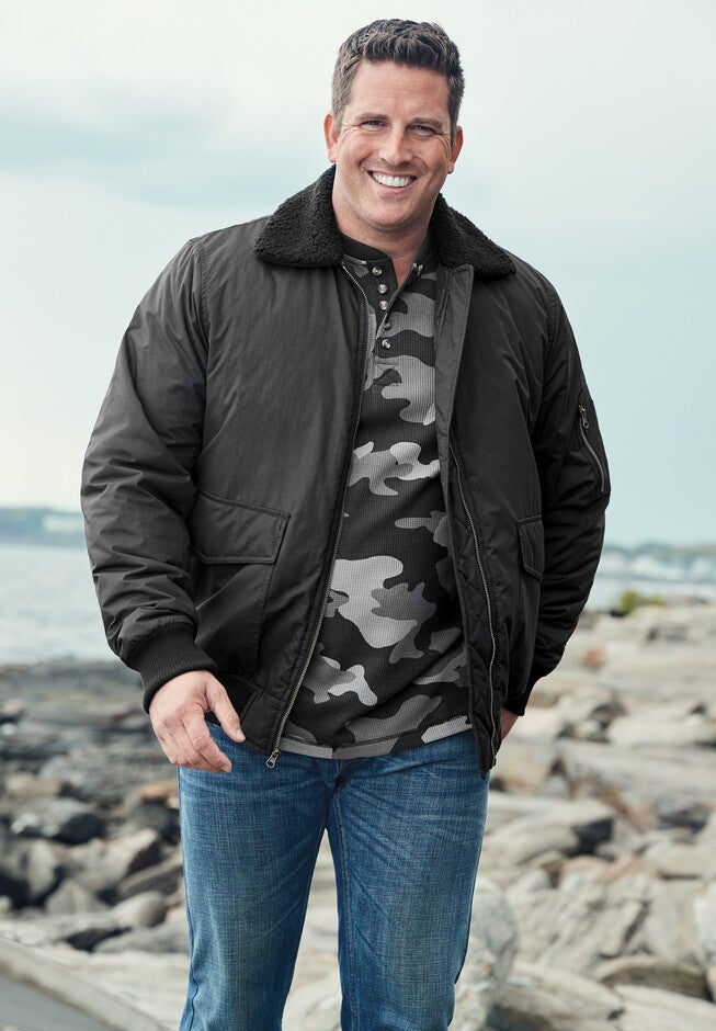 Aviator Bomber Jacket by Boulder Creek®, , alternate image number null