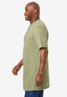 Boulder Creek® Heavyweight Longer-Length Pocket Crewneck T-Shirt, , alternate image number null