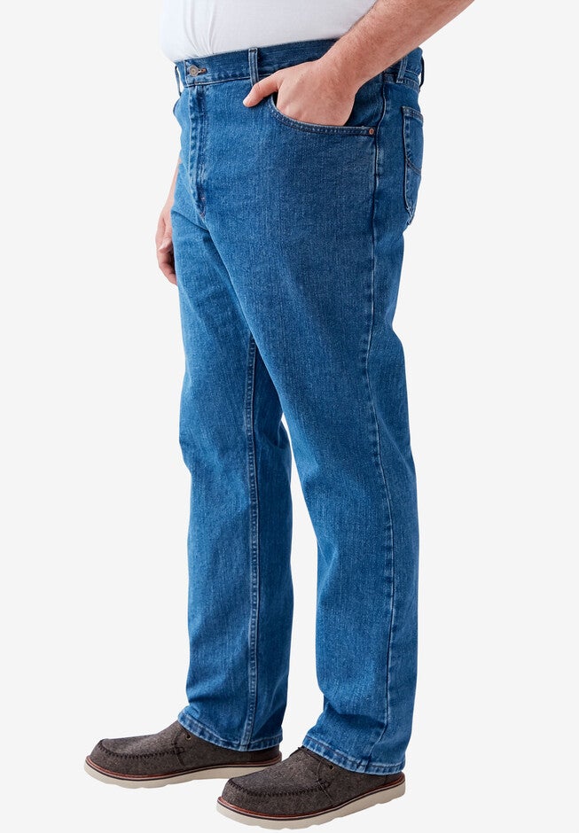 Straight Leg Regular Fit Jeans by Lee®, , alternate image number null