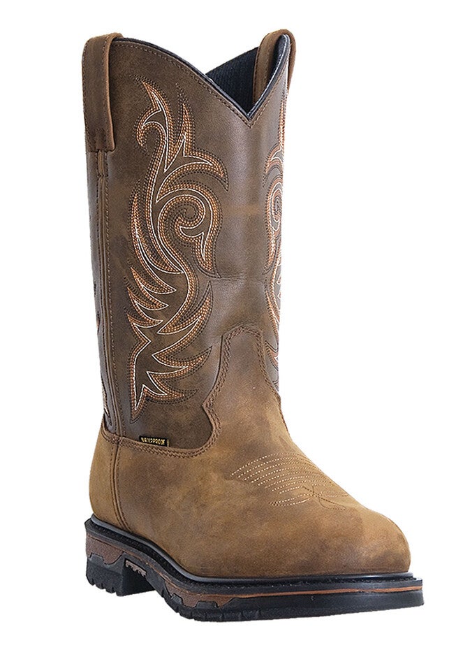 Laredo 11 inches Contrast Stitch Wellington Boots, TAN, hi-res image number null