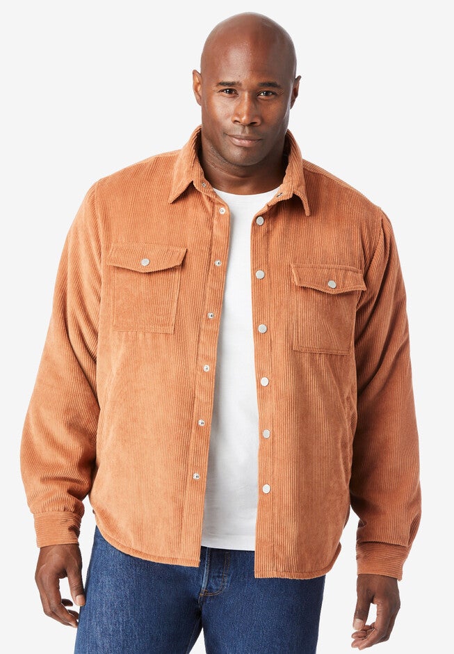 Corduroy barn jacket, TAN, hi-res image number 0