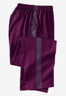French Terry Snow Lodge Sweatpants, DARK BURGUNDY, hi-res image number null