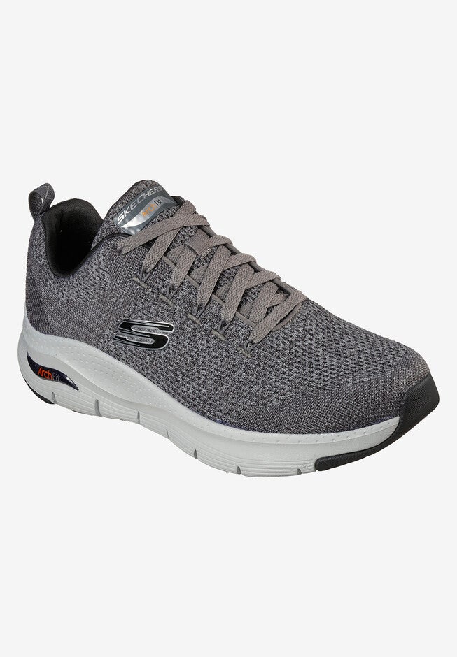 Skechers® Go Walk Arch Fit Lace Up Sneakers, GREY, hi-res image number 0