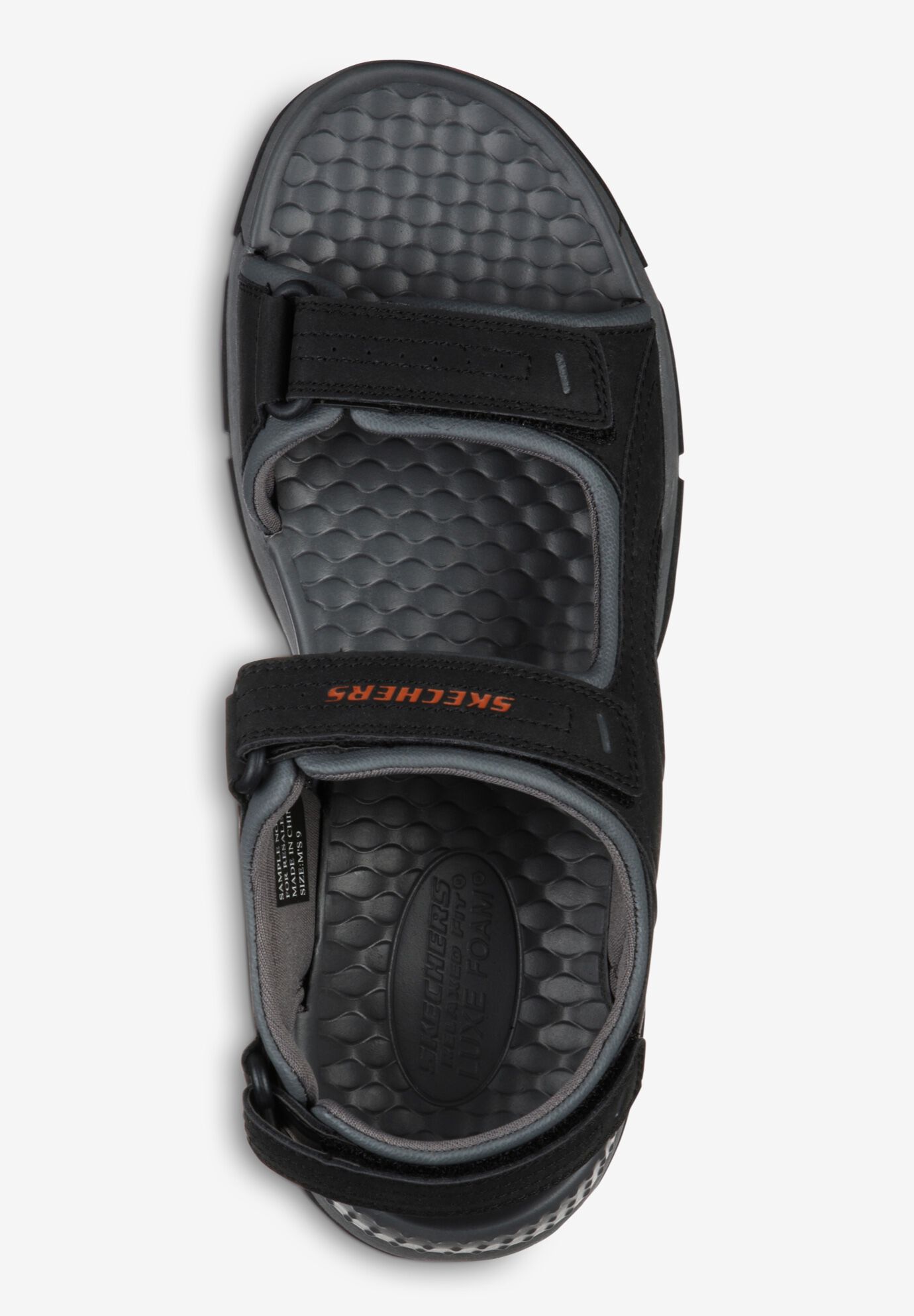 Skechers&reg; Relaxed Fit: Tresmen - Garo Sandal, BLACK, on-hover image number 1