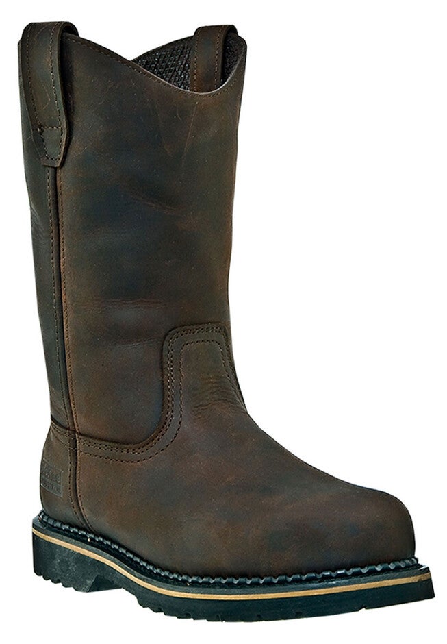 McRae 11 inches Soft Toe Wellington Boots, DARK BROWN, hi-res image number null