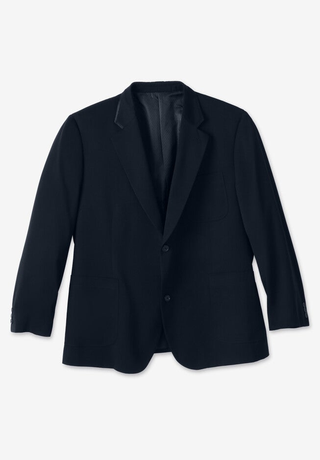 Tipped Knit Top Blazer, BLACK, hi-res image number null