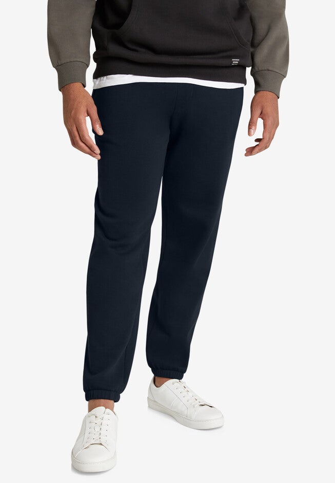 Holt Fleece Trackpants, BLACK, hi-res image number 0