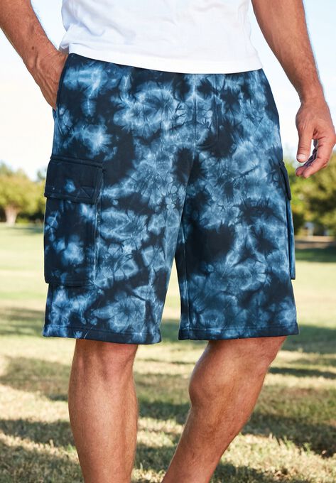 Fleece 10" Cargo Shorts, , alternate image number null
