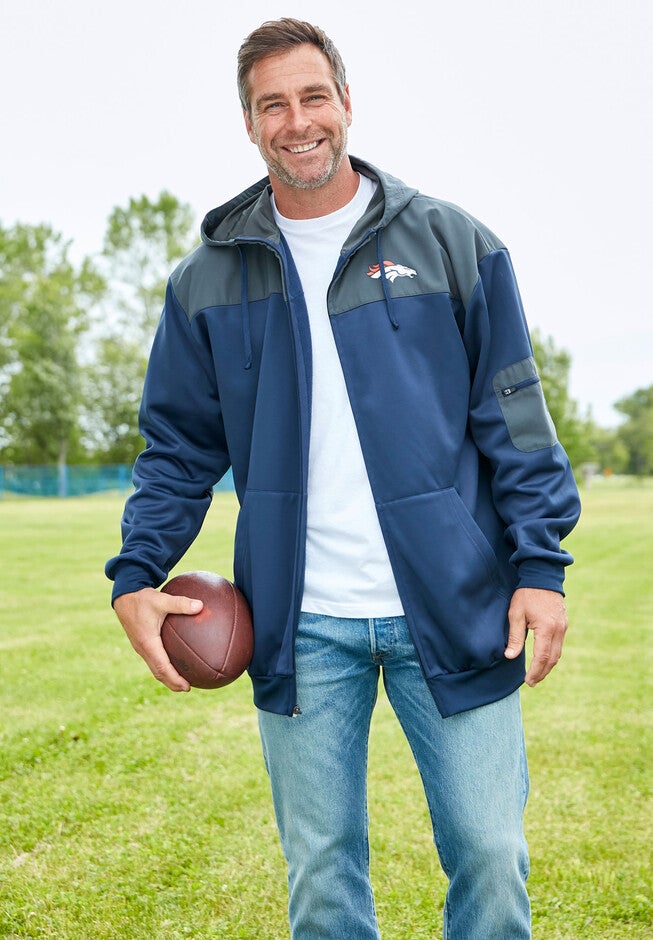 NFL® Mixed Media Full Zip Hoodie, , alternate image number null