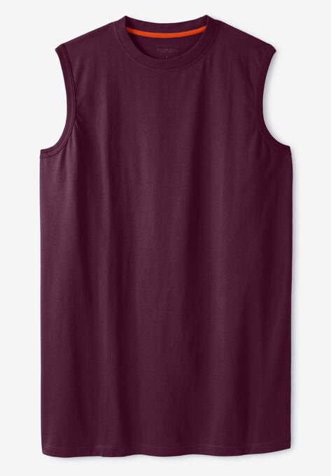 Boulder Creek® Longer-Length Heavyweight Muscle Tee, DEEP PURPLE, hi-res image number null