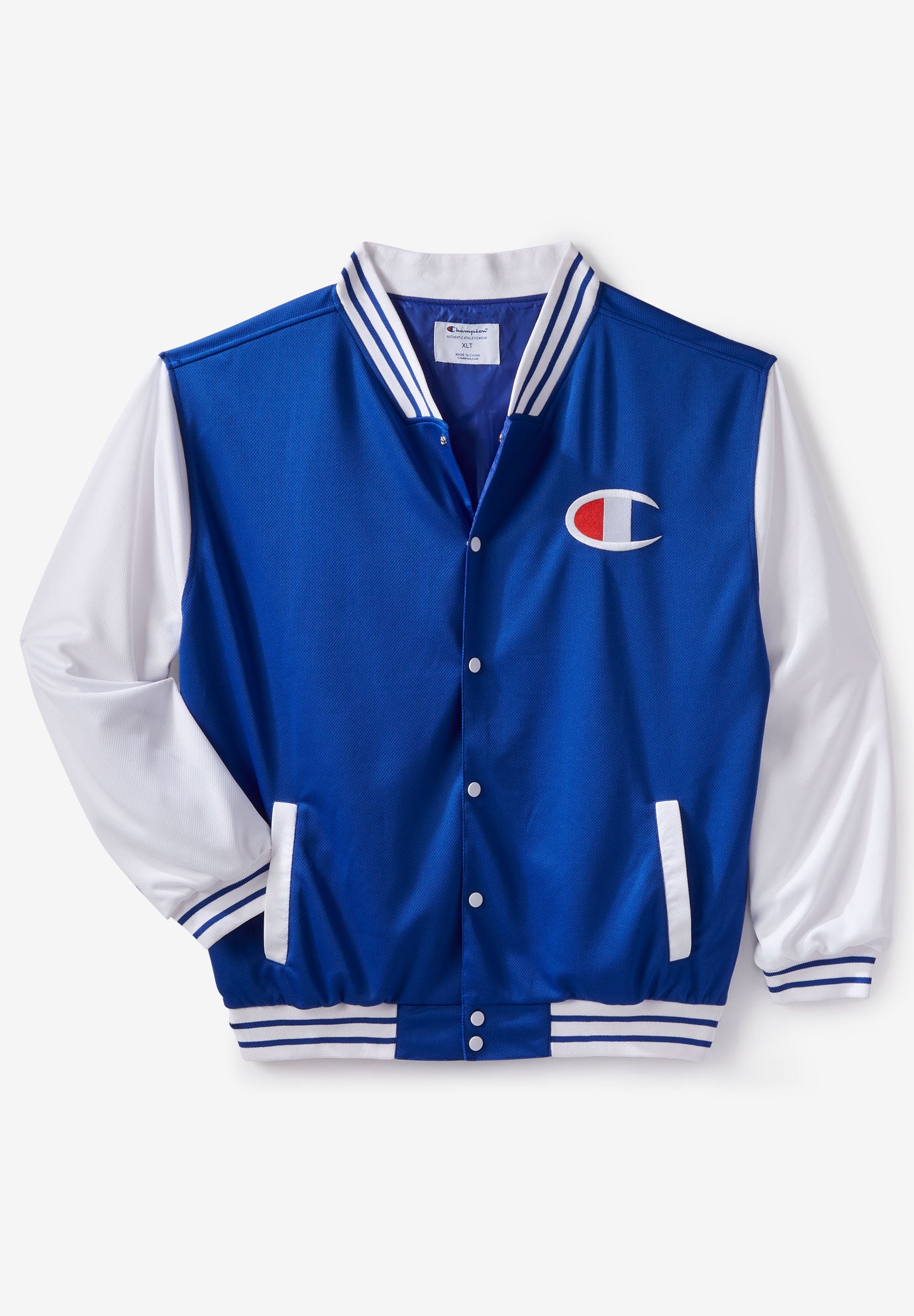 Champion® Varsity Jacket | Fullbeauty