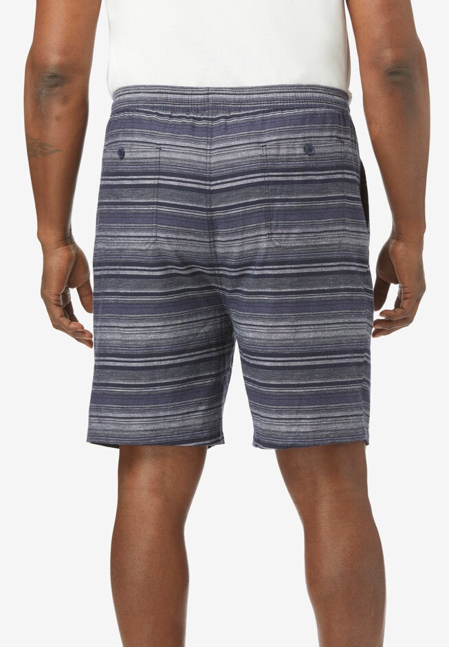 Plain front hemp shorts, , on-hover image number 1