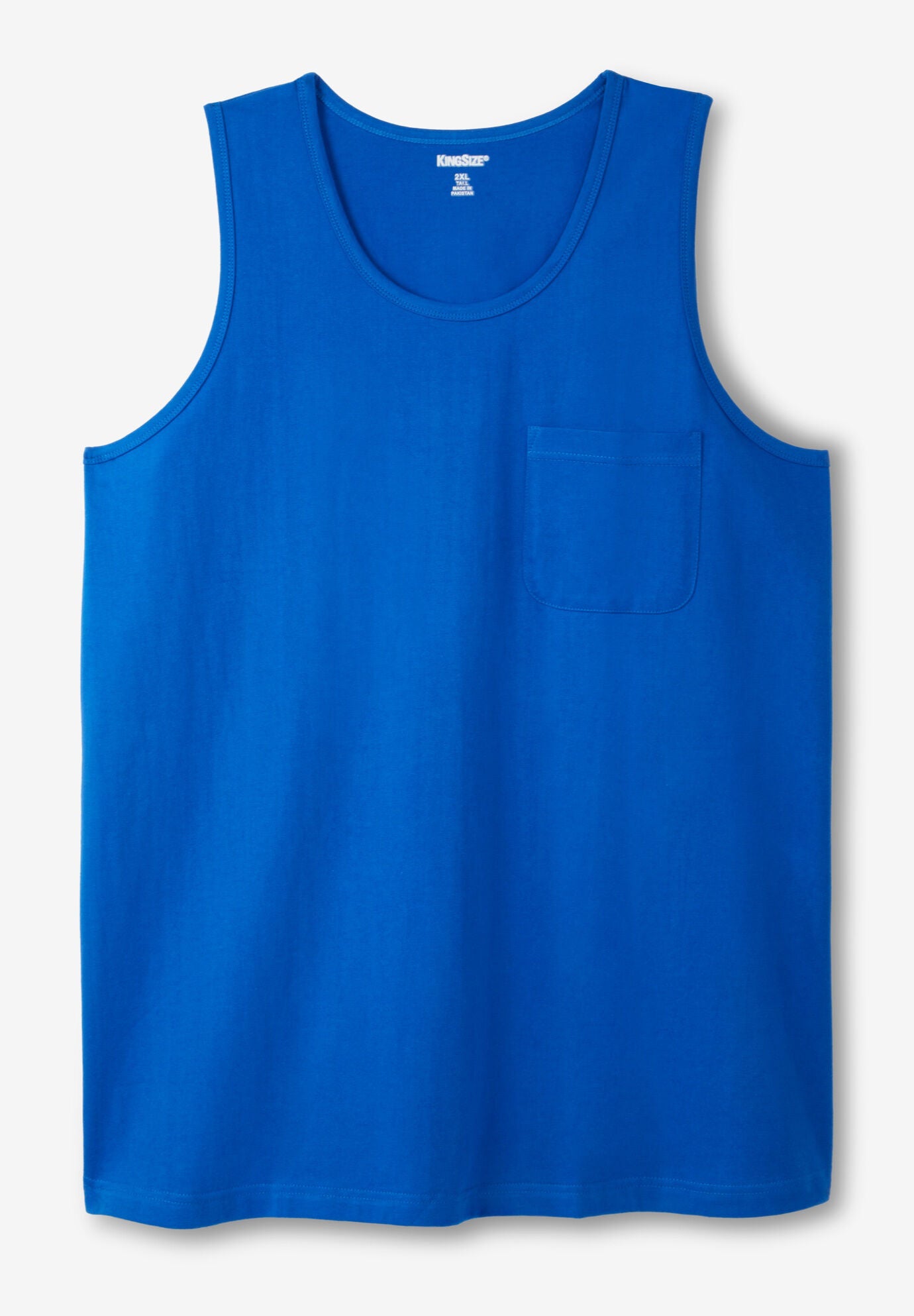 Shrink-Less™ Lightweight Pocket Tank, ROYAL BLUE, hi-res image number 0