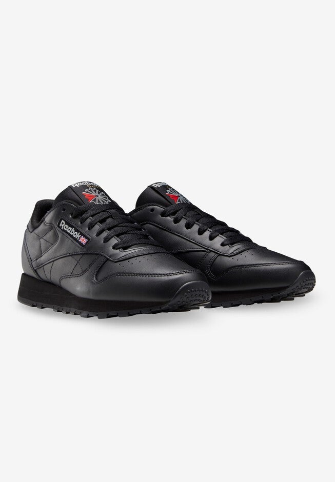 Classic Leather Shoes, ALL BLACK, hi-res image number null