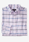 KS Signature Wrinkle-Resistant Oxford Dress Shirt, SOFT PURPLE WINDOWPANE, hi-res image number null