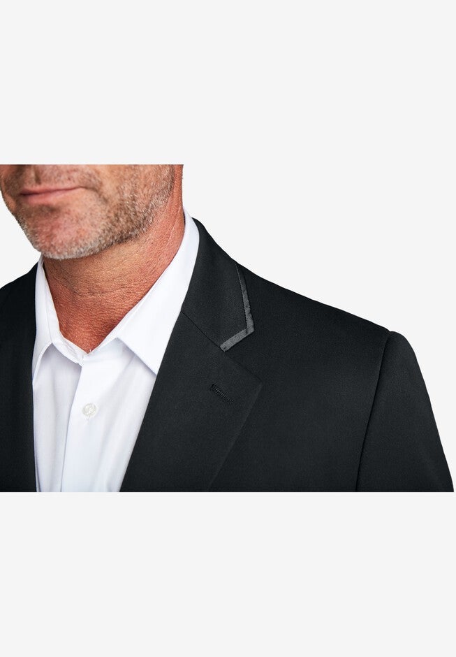 Tipped Knit Top Blazer, , alternate image number null