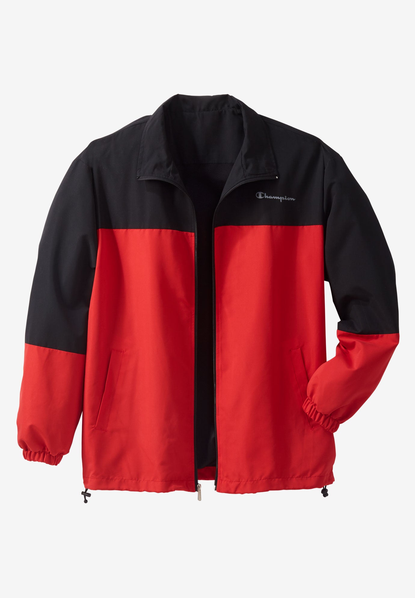 Red men's champion windbreaker hot sale