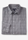 KS Signature No Hassle® Long-Sleeve Dress Shirt, BLACK HOUNDSTOOTH, hi-res image number null