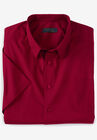 KS Signature No Hassle® Short-Sleeve Dress Shirt, RICH BURGUNDY, hi-res image number null