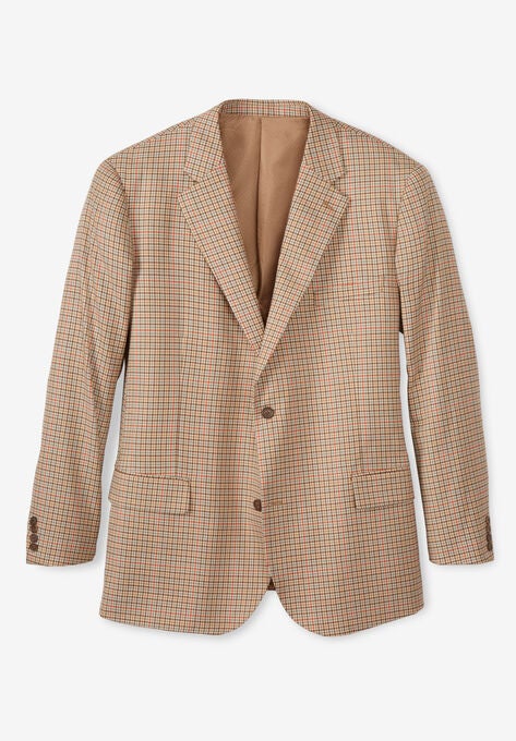 KS Signature Herringbone Blazer, NATURAL CHECK, hi-res image number null