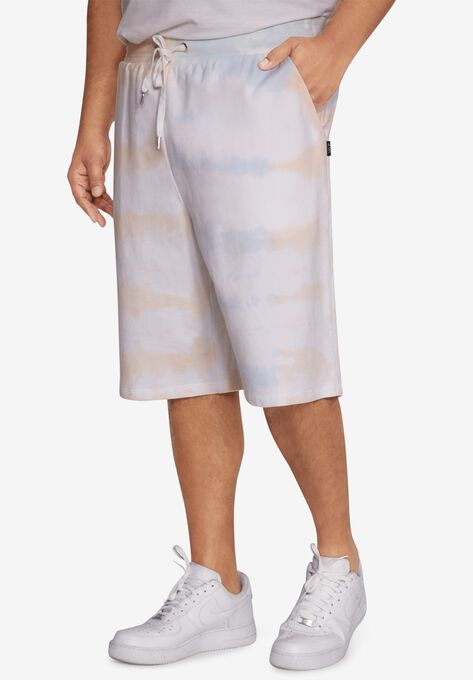 MVP Collections® Tie-Dye Shorts, WHITE PINK SALT SKY, hi-res image number null