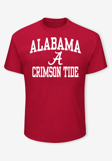 NCAA Short-Sleeve Team T-Shirt, ALABAMA CRIMSON, hi-res image number null