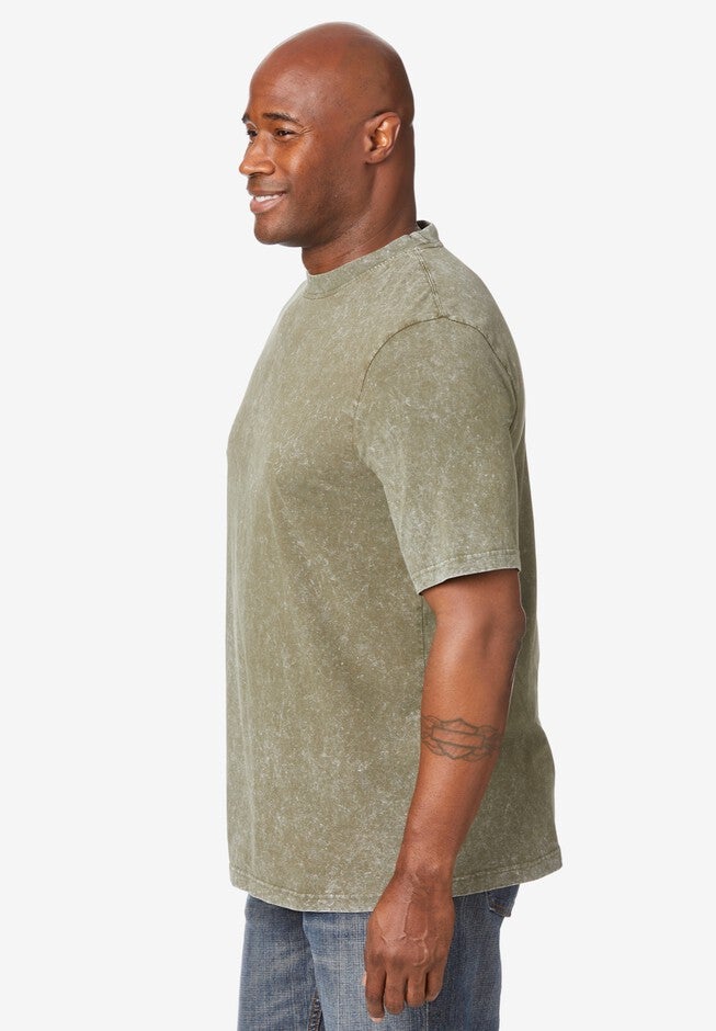 Longer Length Shrinkless Vintage Crewneck Tee, , alternate image number null