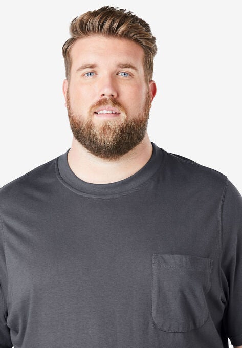 Boulder Creek® Heavyweight Crewneck Pocket T-Shirt, , alternate image number null
