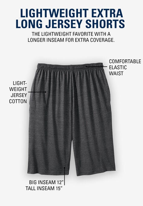 Lightweight Extra Long Shorts, , alternate image number null