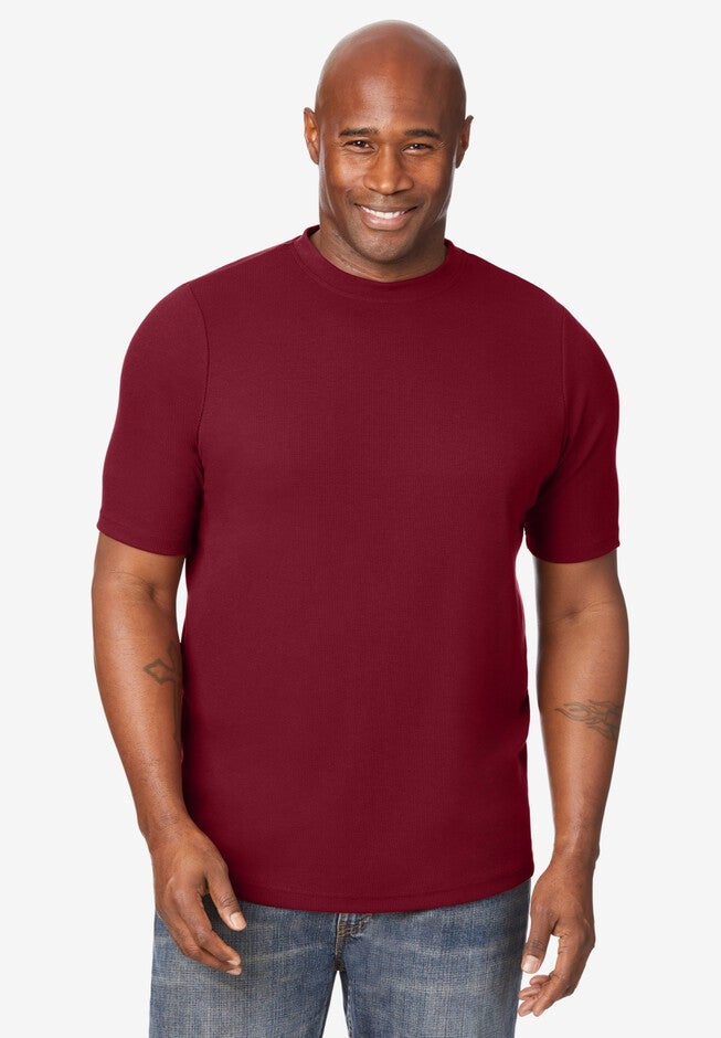 Ribbed Crewneck Tee, , on-hover image number null
