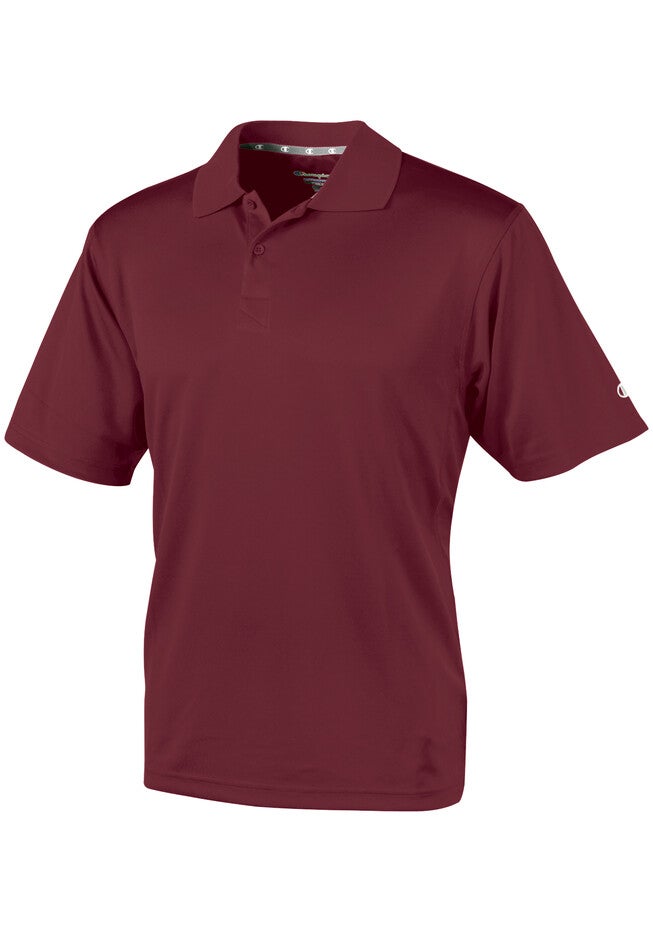 Hanes® Double-Dry Ultimate Polo, MAROON, hi-res image number null