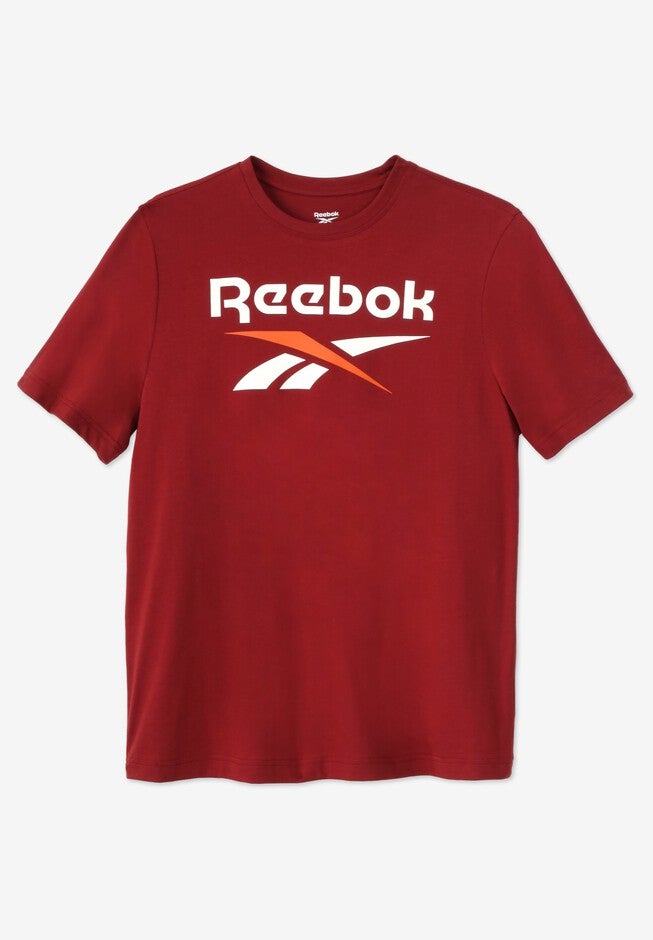 Identity Big Logo Tee, MAROON, hi-res image number null