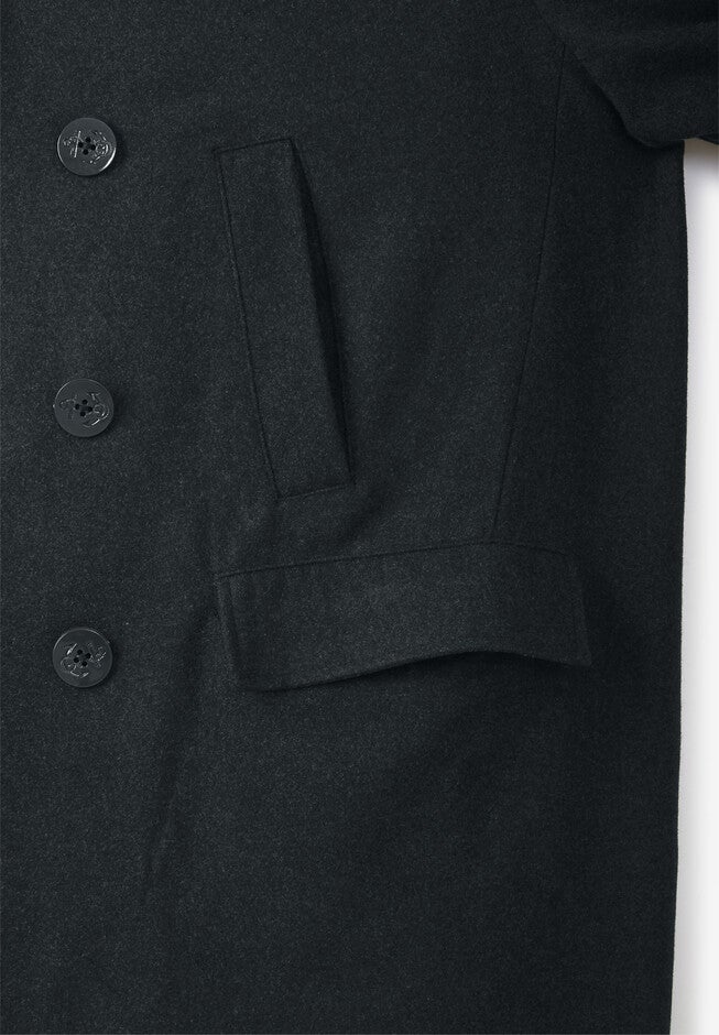 Double-Breasted Wool Peacoat, , alternate image number null